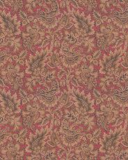 Lim & Handtryck Tapet - Kashmir brun/rød thumbnail image