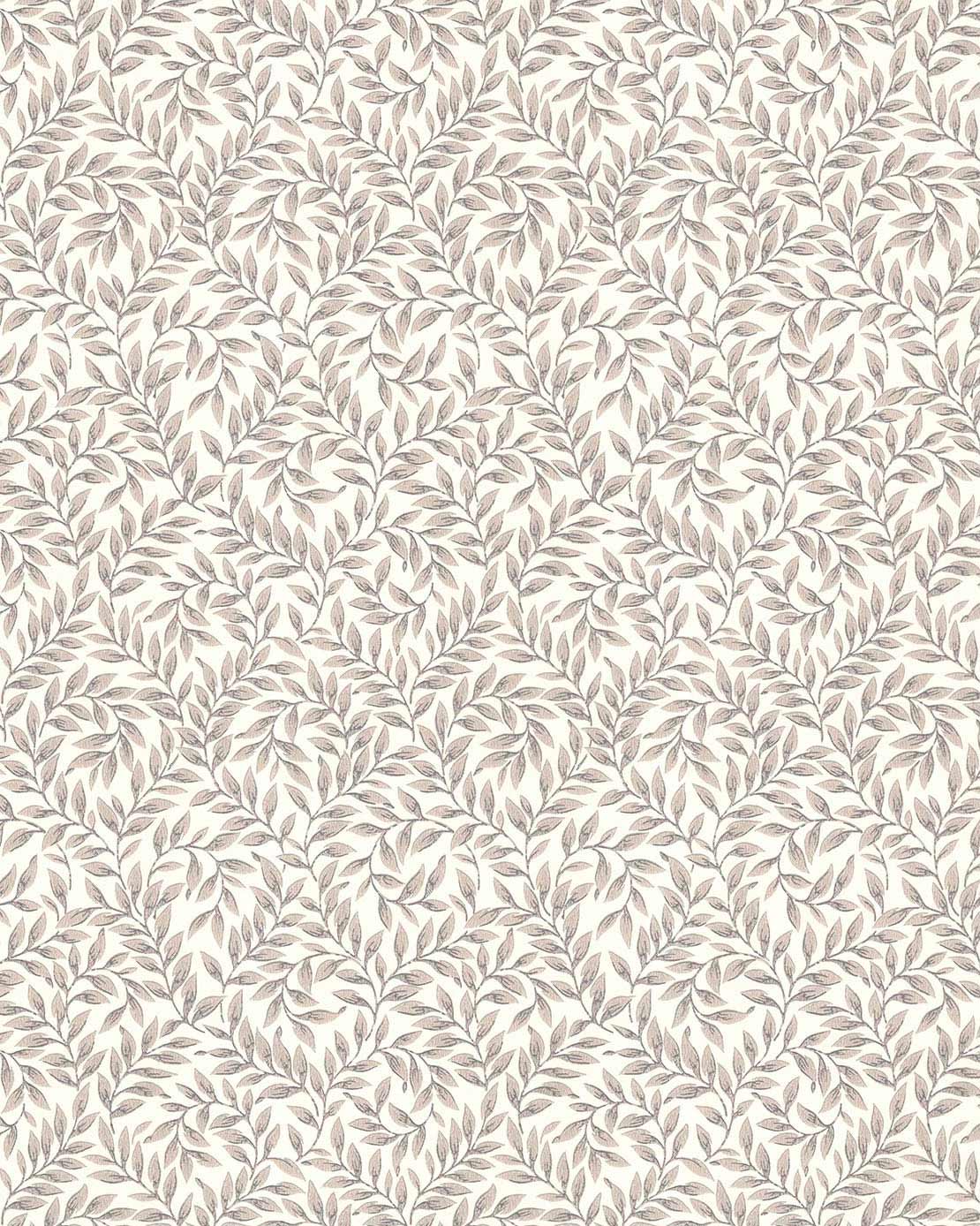 Wallpaper - Bladmönster (Swedish Leaf Pattern) - Twig/Gray
