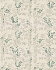 Lim & Handtryck Tapete - Bambus grau / grün thumbnail image