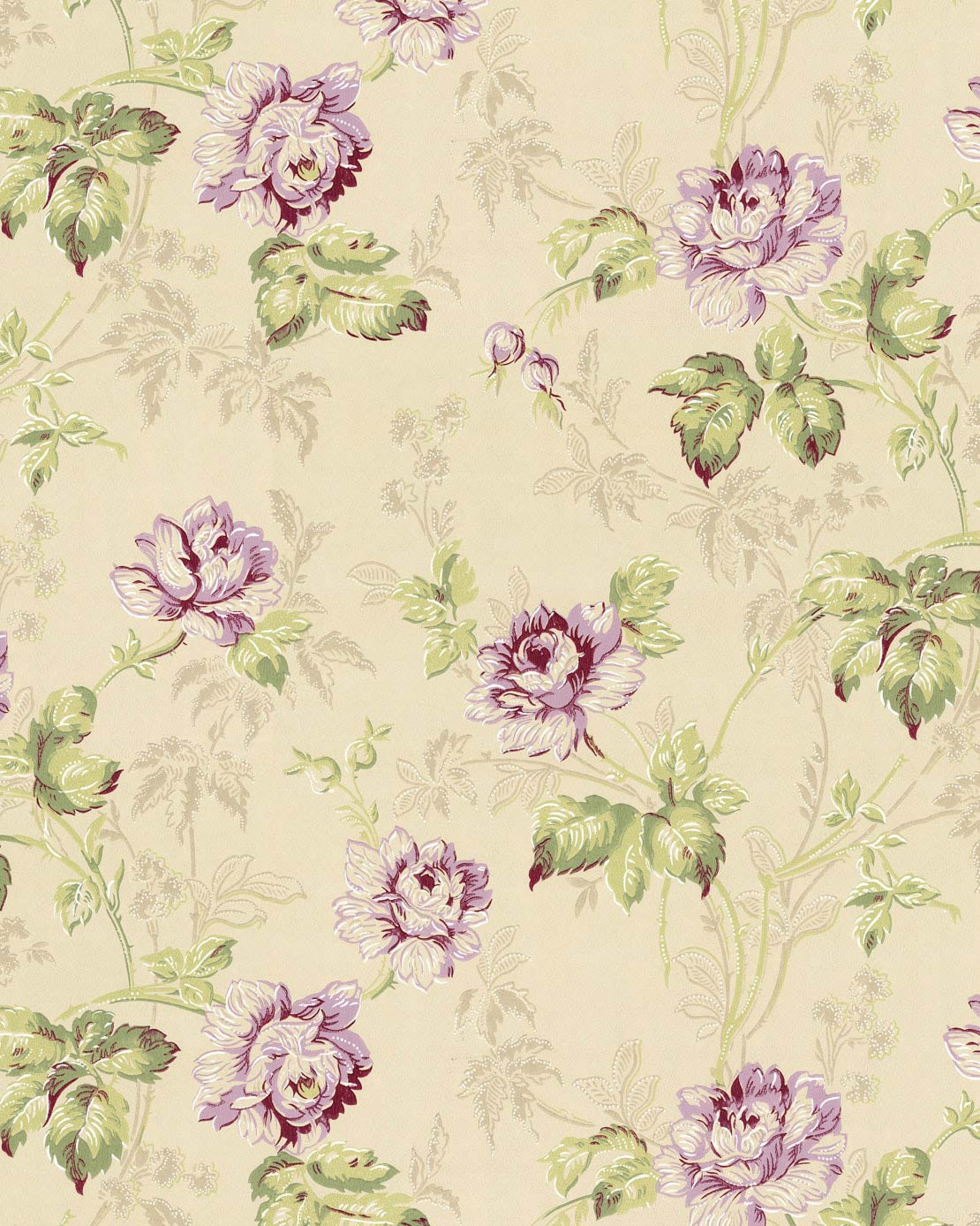 Wallpaper - Belle Epoque beige/green/lilac