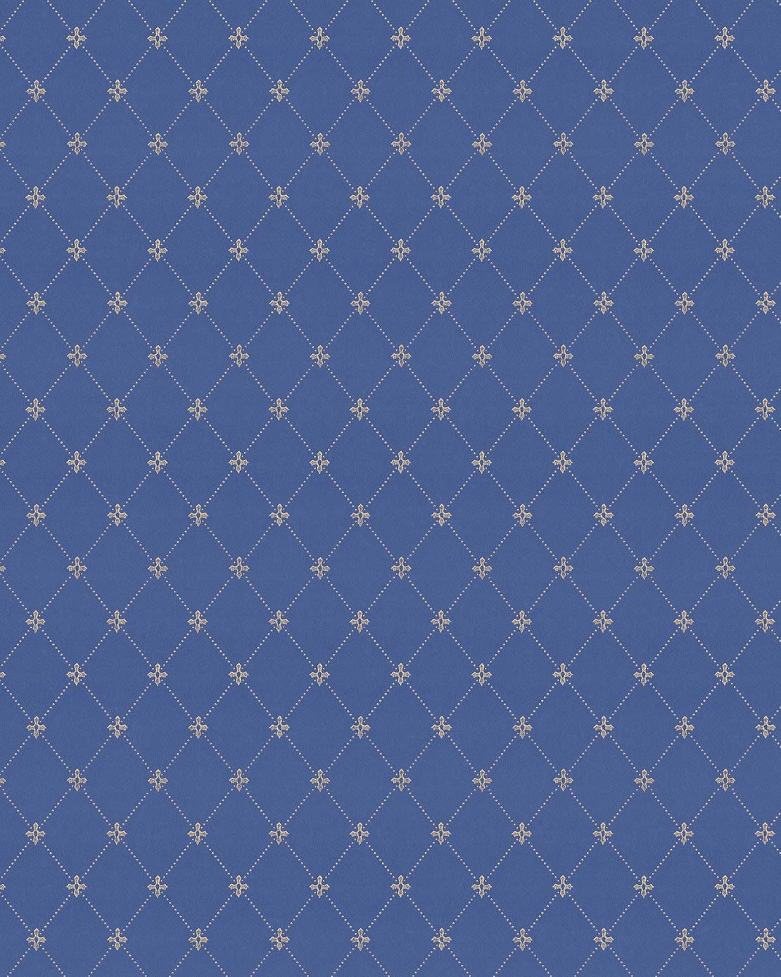 Wallpaper - Filipsborg blue/gold