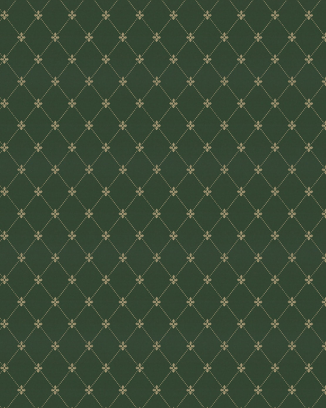 Wallpaper - Filipsborg dark green/gold