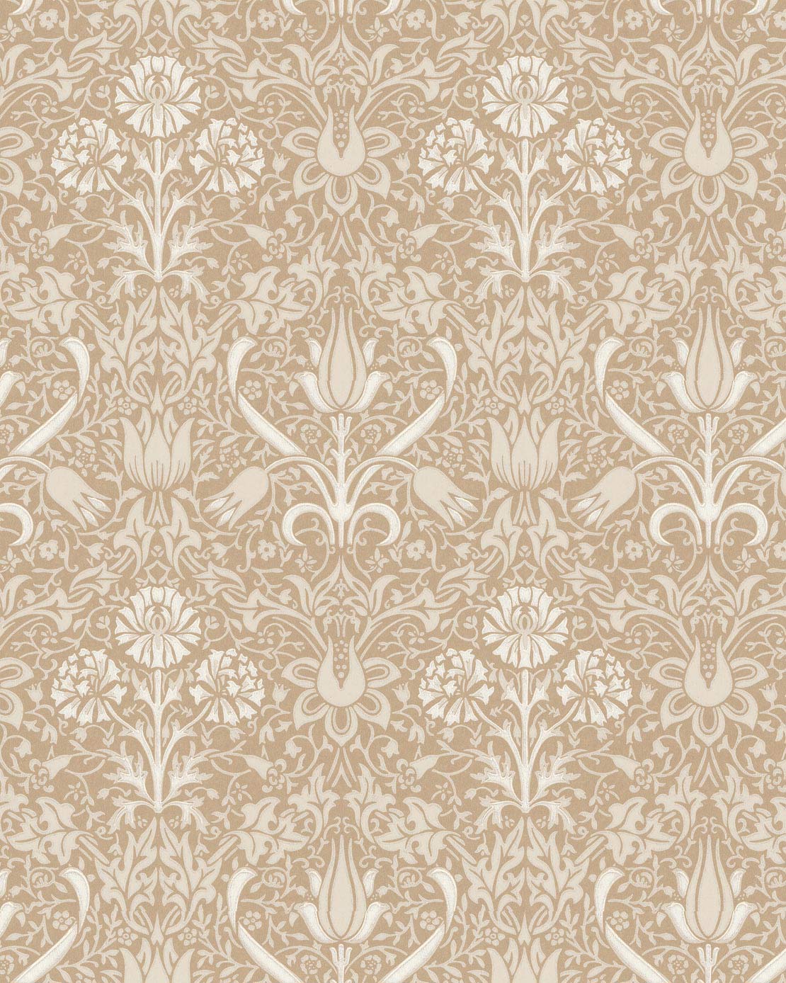 Wallpaper - Florian grey/beige