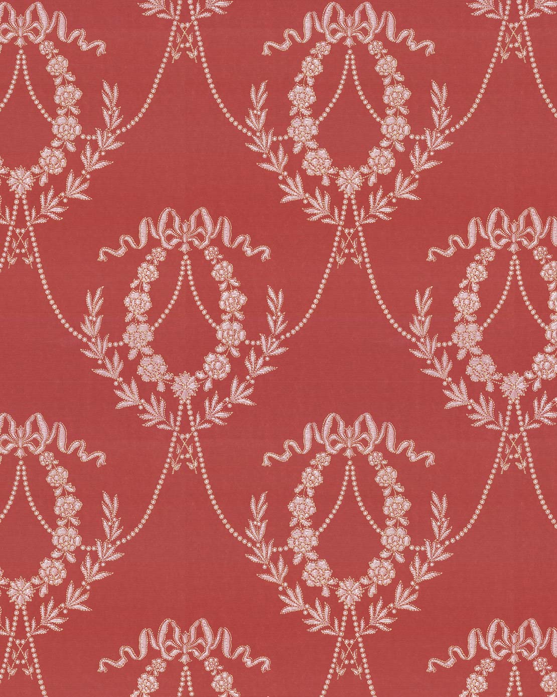 Lim & Handtryck Tapet - Hofkonditorei rot / gold image