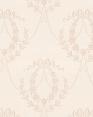 Lim & Handtryck Tapet - Hovkonditoriet vit/ljusrosa thumbnail image
