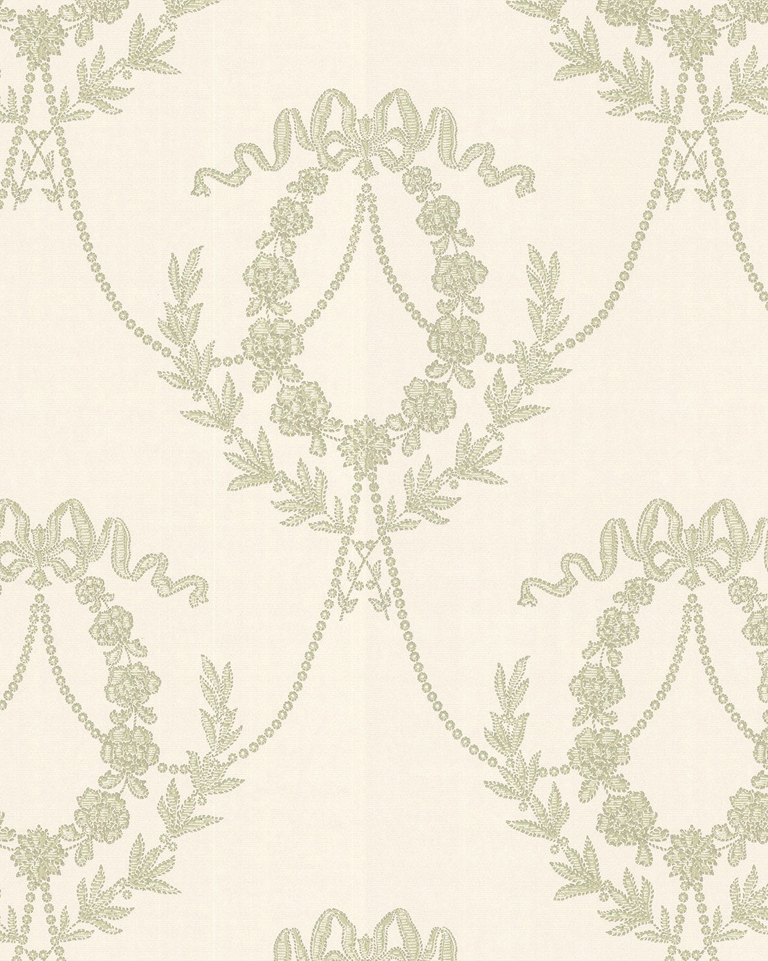Wallpaper - Hovkonditoriet white/light green