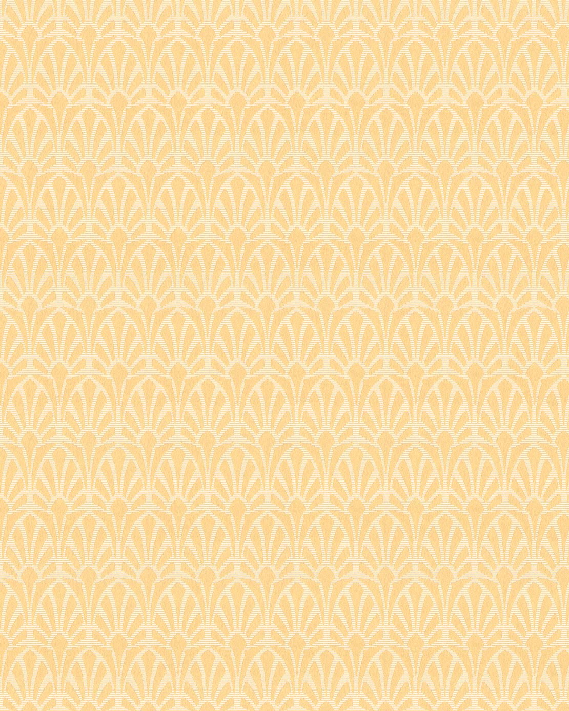 Wallpaper - Jugend white/yellow
