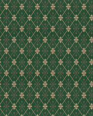 Wallpaper - Skogshyddan dark green/gold thumbnail image