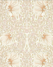William Morris & Co. Tapet - Pimpernel Cochineal Pink thumbnail image