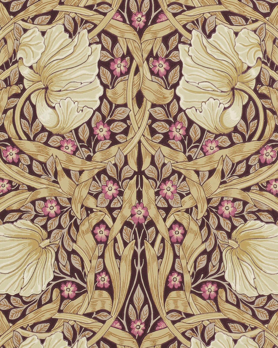 William Morris & Co. Wallpaper - Pimpernel Fig/Sisal