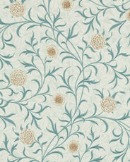 William Morris & Co. Wallpaper - Scroll Loden/Slate thumbnail image