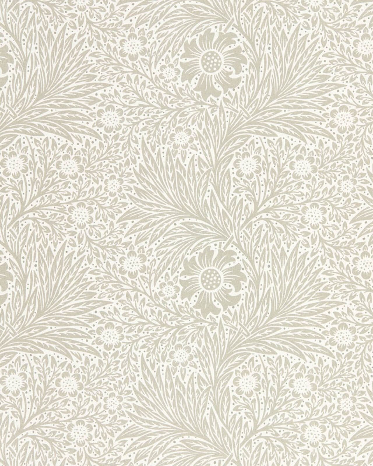 William Morris & Co. Wallpaper - Pure Marigold Soft Gilver