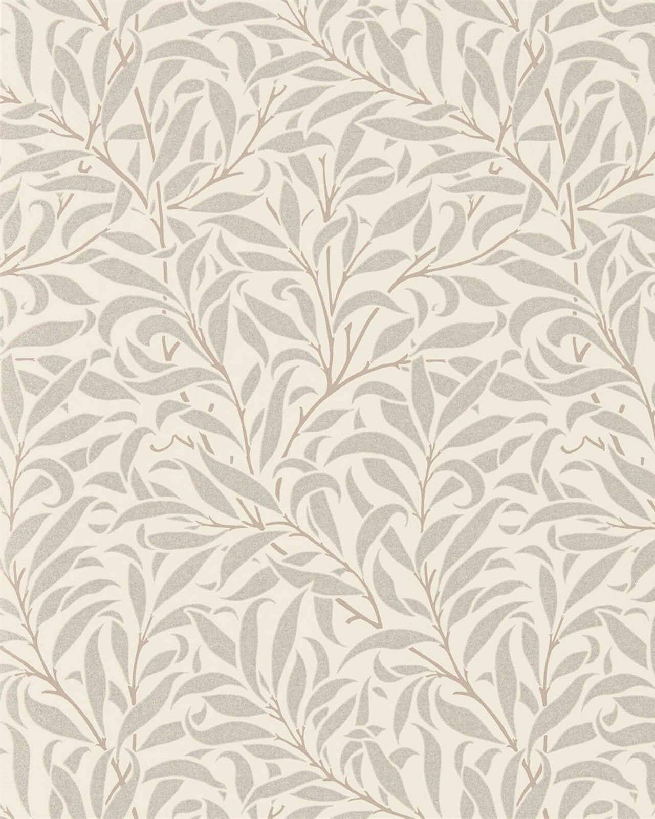 William Morris & Co. Wallpaper - Pure Willow Boughs Ecru/Silver