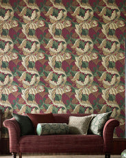 William Morris & Co. Wallpaper - Acanthus Madder/Thyme thumbnail image