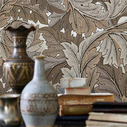 William Morris & Co. Tapet - Acanthus Manilla/Stone thumbnail image