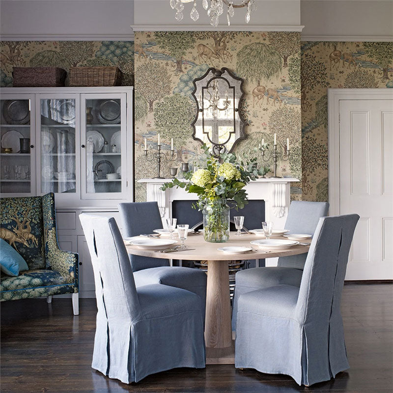 William Morris & Co. Tapet - The Brook Dark Blue image