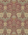 118 600 4 Sekelskifte William Morris Co Tapet Honeysuckle Tulip red gold 01