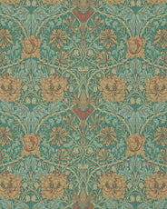 William Morris & Co. Tapet - Honeysuckle & Tulip Emerald/Russet thumbnail image