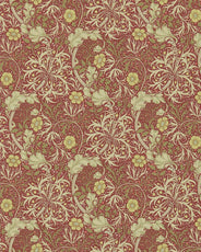 William Morris & Co. Tapet - Morris Seaweed Red/Gold thumbnail image