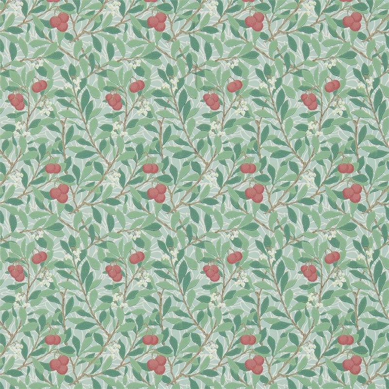 William Morris & Co. Wallpaper - Arbutus Thyme/Coral image