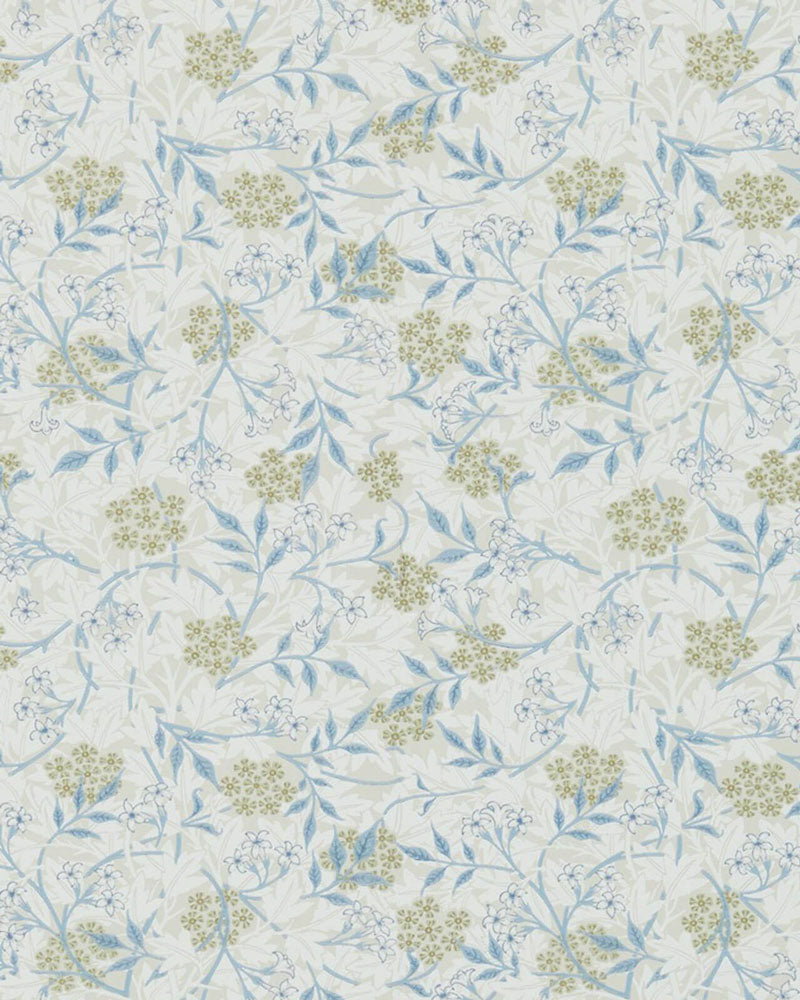 William Morris & Co. Wallpaper - Jasmine Ecru/Woad