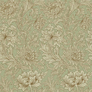 William Morris & Co. Wallpaper - Chrysanthemum Toile Eggshell/Gold thumbnail image