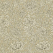 William Morris & Co. Wallpaper - Chrysanthemum Toile Ivory/Gold thumbnail image