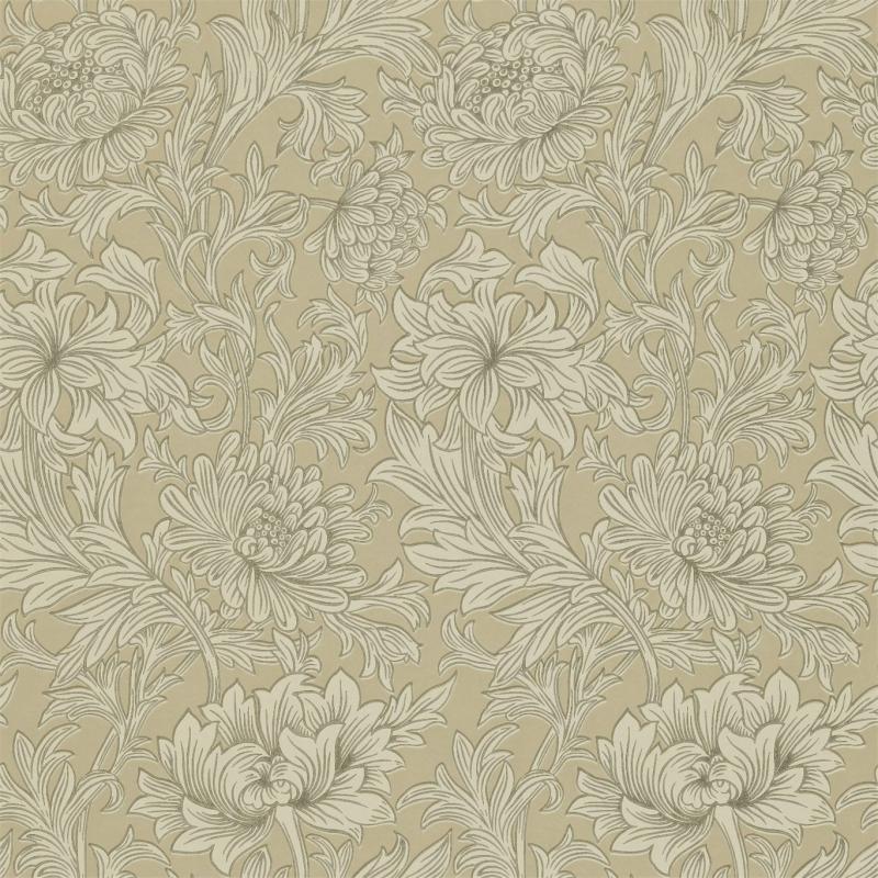 William Morris & Co. Tapet - Chrysanthemum Toile Ivory/Gold image