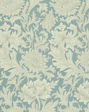William Morris & Co. Tapet - Chrysanthemum Toile, China Blue/Cream thumbnail image