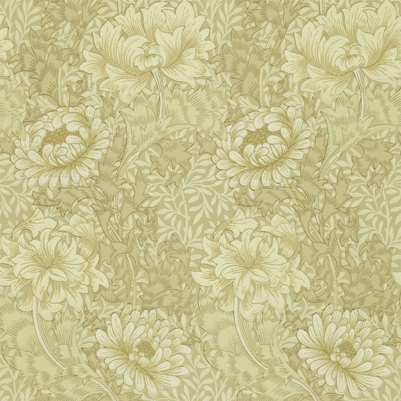 William Morris & Co. Tapet - Chrysanthemum Ivory/Canvas image