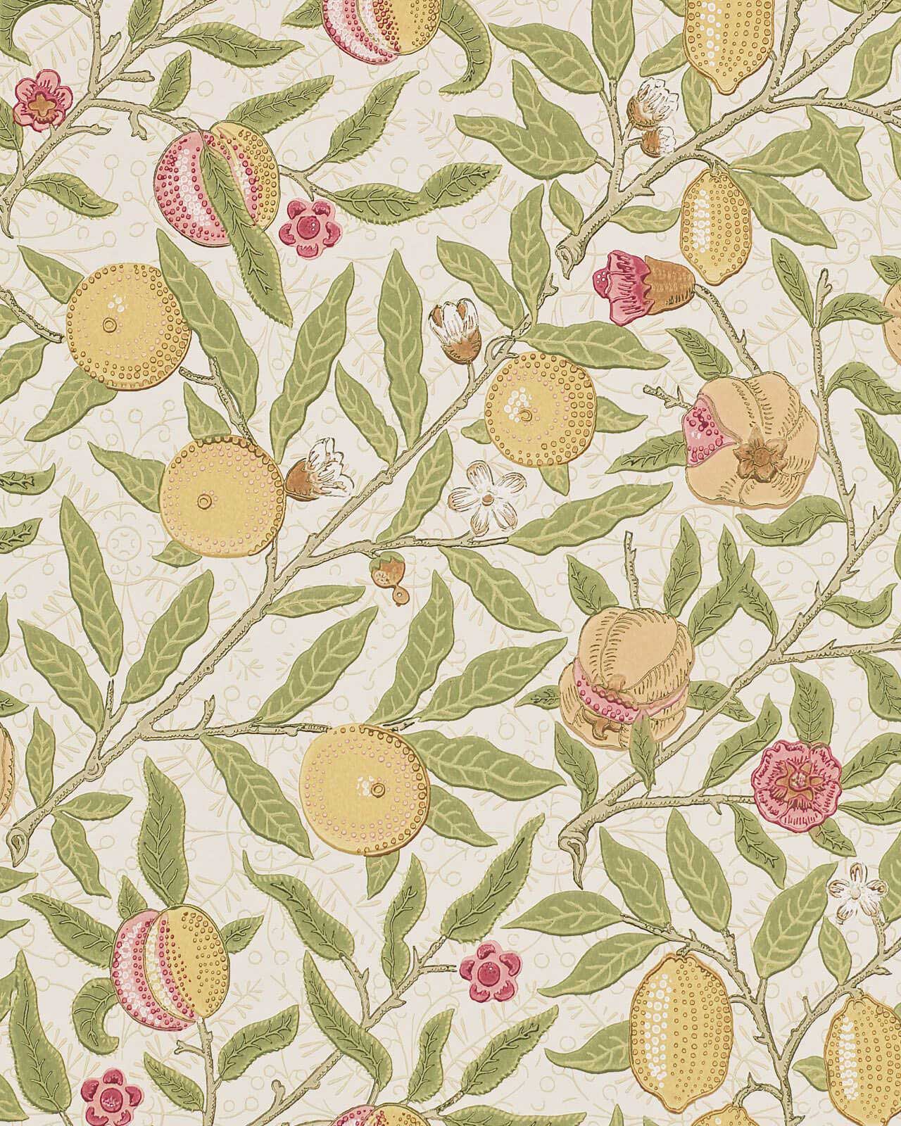 William Morris & Co. Wallpaper - Fruit Limestone/Artichoke image