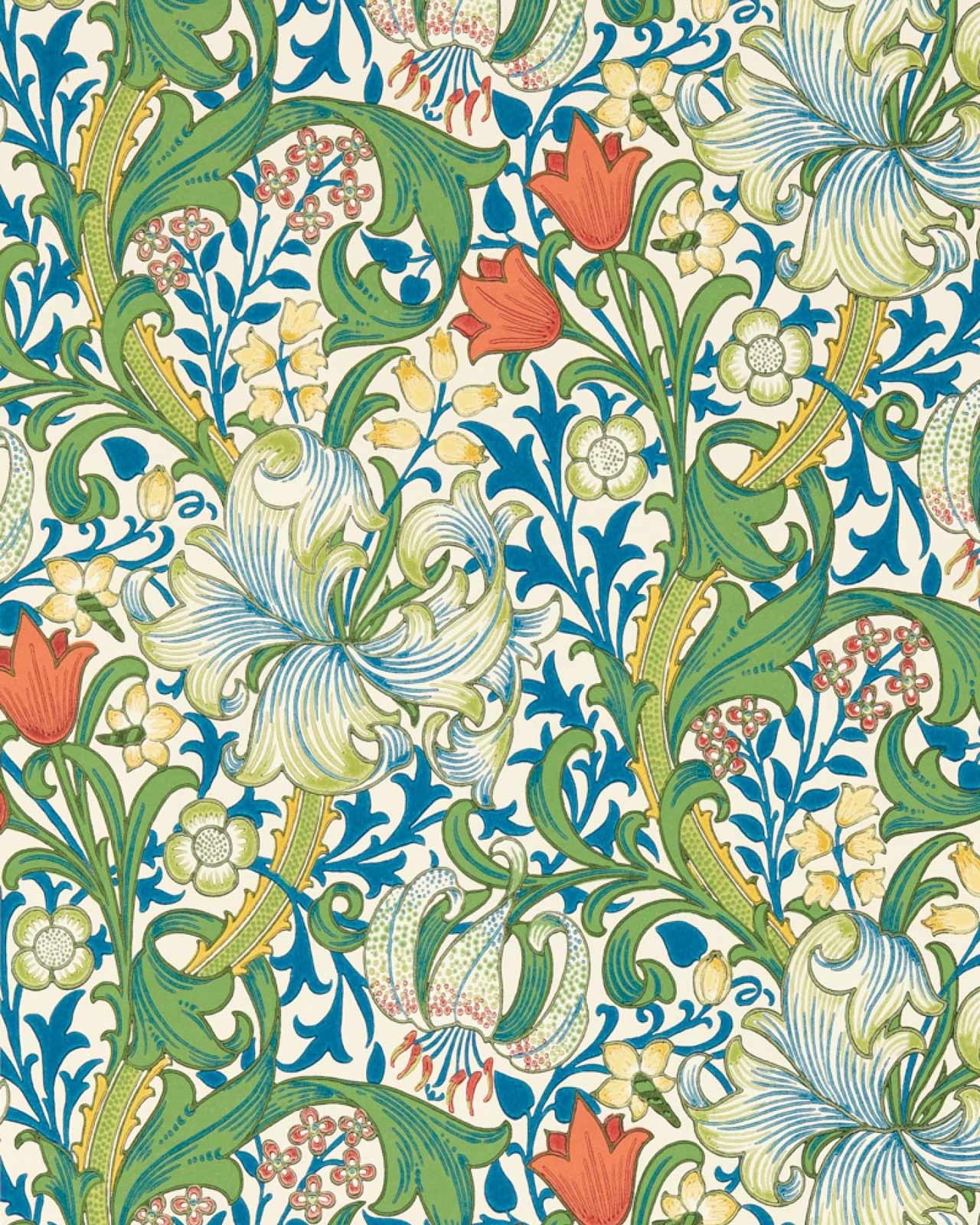William Morris Co Gammaldags Tapet Golden Lily Twister Sekelskifte william-morris-co-gammaldags-tapet-golden-lily-twister-sekelskifte