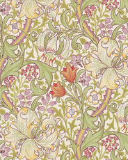 William Morris & Co. Tapet - Golden Lily Olive/Russet thumbnail image