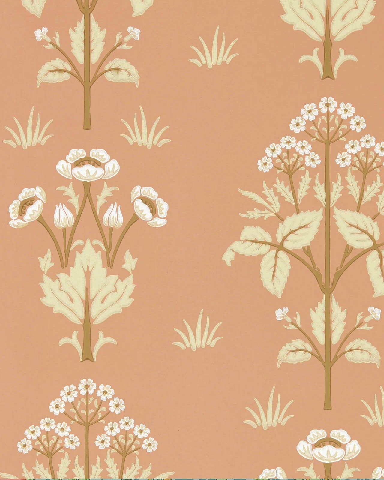 William Morris & Co. Wallpaper - Meadow Sweet Blush