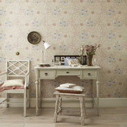 William Morris & Co. Tapet - Larkspur Manilla/Old Rose thumbnail image