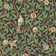 William Morris & Co. Wallpaper - Bird & Pomegranate Charcoal/Sage thumbnail image
