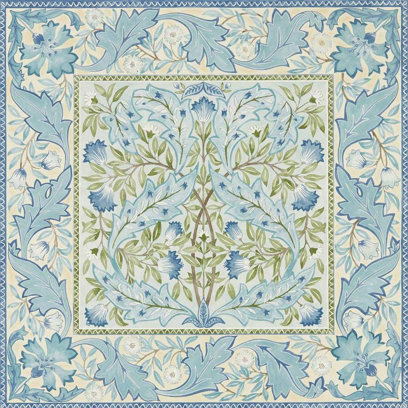 William Morris & Co. Wallpaper - Wilhelmina - Indigo
