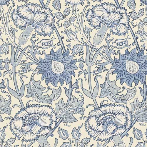 William Morris & Co. Tapete - Pink & Rose Indigo image