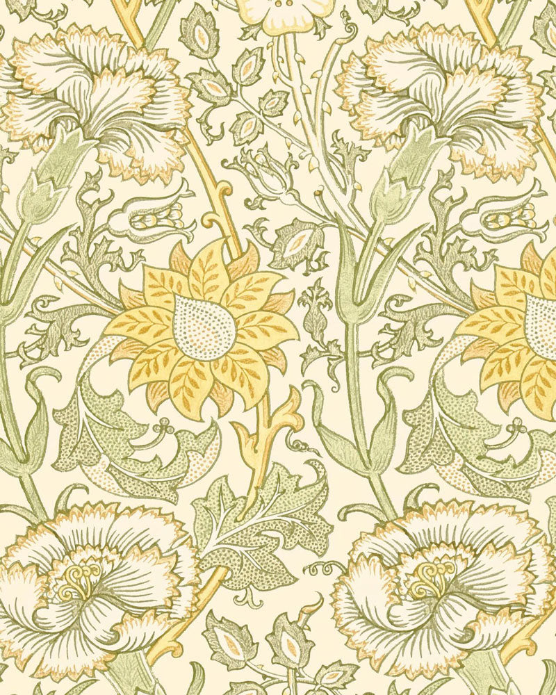William Morris & Co. Wallpaper - Pink & Rose - Cowslip/Fennel
