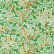 William Morris & Co. Wallpaper - Honeysuckle Sky/Burnt Orange thumbnail image