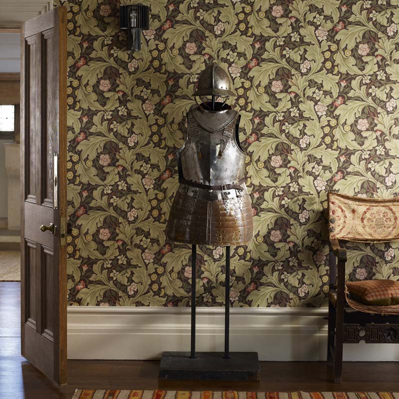 William Morris & Co. Tapet - Leicester woad/sage image