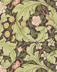 William Morris & Co. Tapet - Leicester chocolate/olive thumbnail image