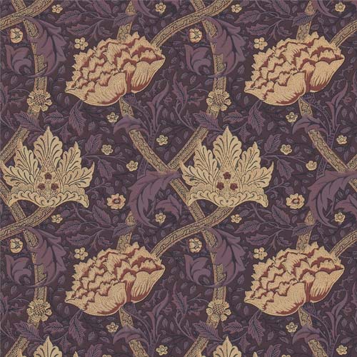 William Morris & Co. Tapete - Windrush aubergine/wine image