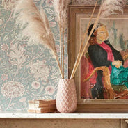 William Morris & Co. Tapet - Double Bough teal rose thumbnail image