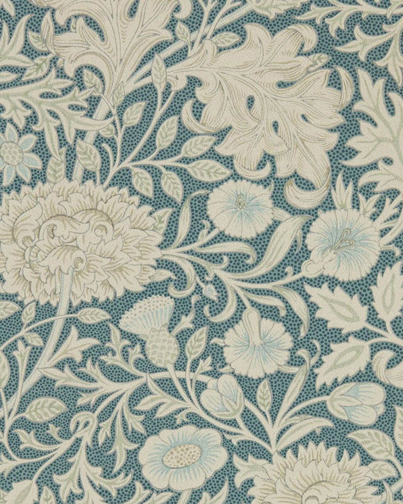 William Morris & Co. Wallpaper - Double Bough slate blue