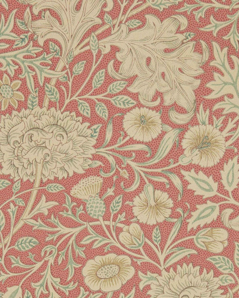 William Morris & Co. Wallpaper - Double Bough carmine red