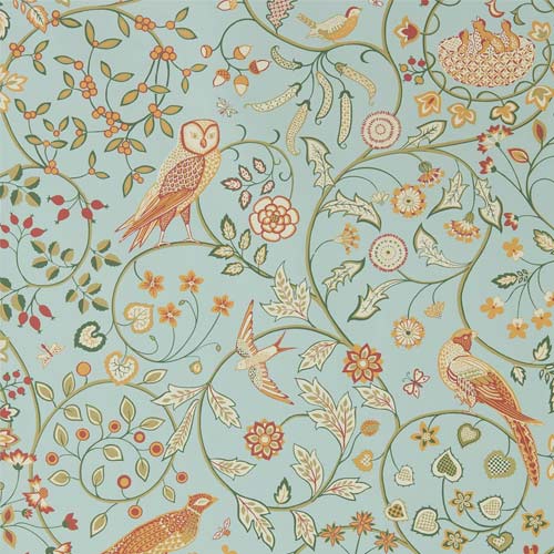 William Morris & Co. Tapet - Newill peppermint russet image