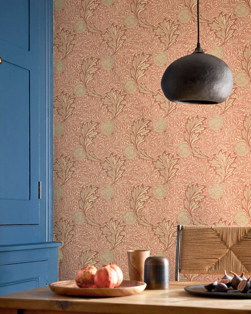 William Morris & Co. - Gammeldags Tapet - Apple rust gold – Sekelskifte