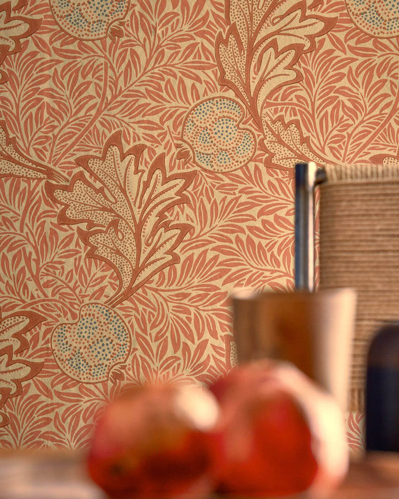 William Morris & Co. - Gammeldags Tapet - Apple rust gold – Sekelskifte
