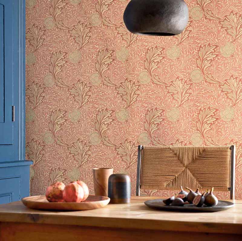 William Morris & Co. Tapet - Apple indigo antique image